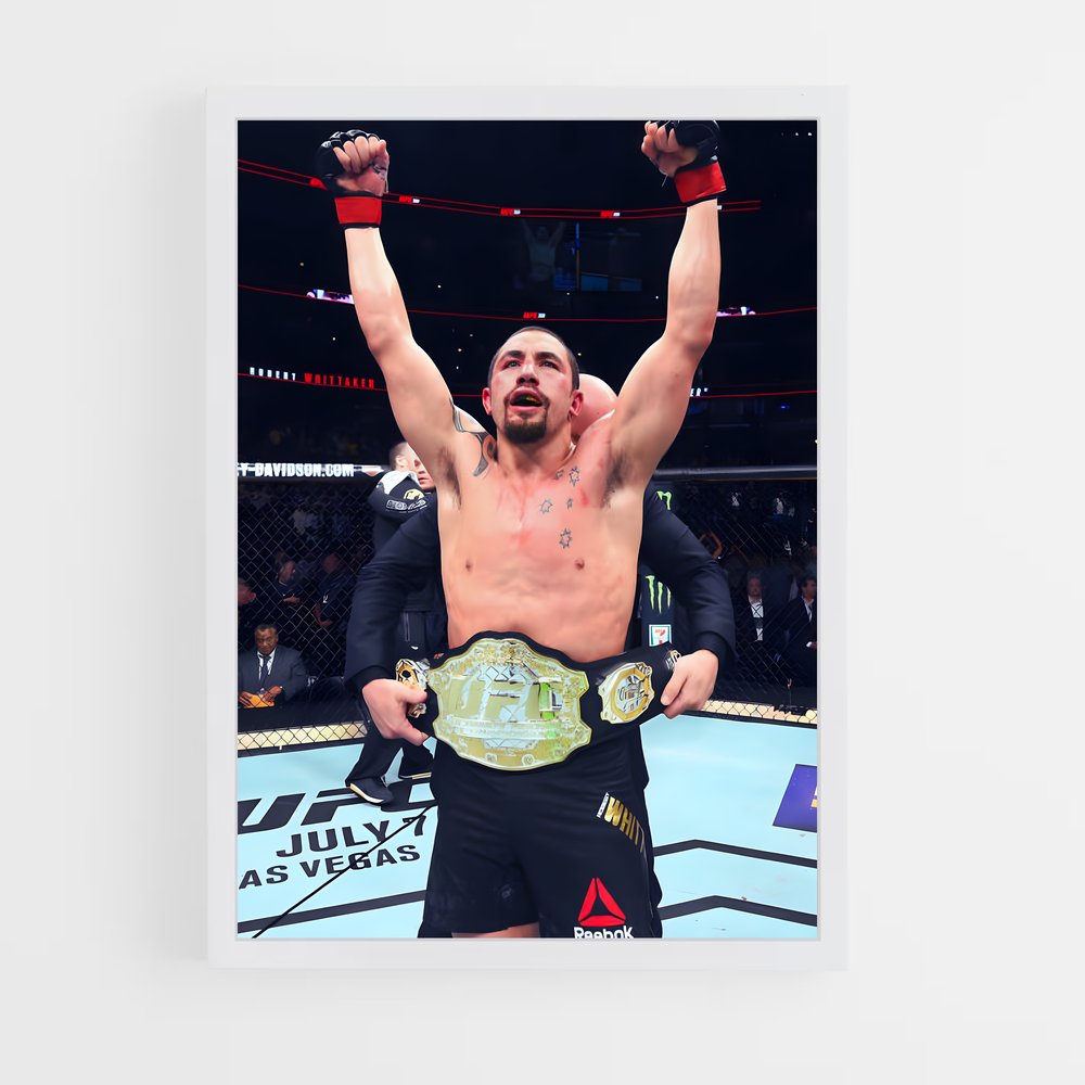 Poster Robert whittaker – affiche MMA (vue 3)